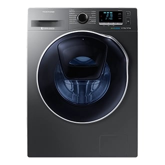 Lavadora de ropa Samsung de 10kg/ Secado 6kg color inox carga frontal,  tecnología Eco bubble 6.0kg combo de secadora modelo Wd10k6410OX Santa Cruz